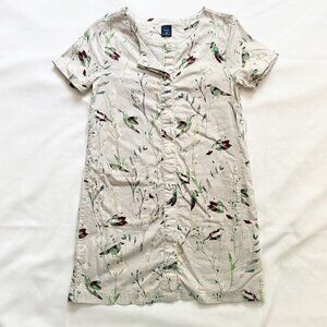 5/$25 GapKids short sleeve birdie shirt dress